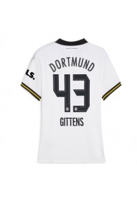 Borussia Dortmund Jamie Bynoe-Gittens #43 Voetbaltruitje 3e tenue Dames 2024-25 Korte Mouw